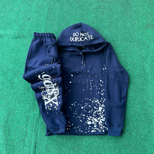 Hidden Pocket Puff Print Sweatsuit