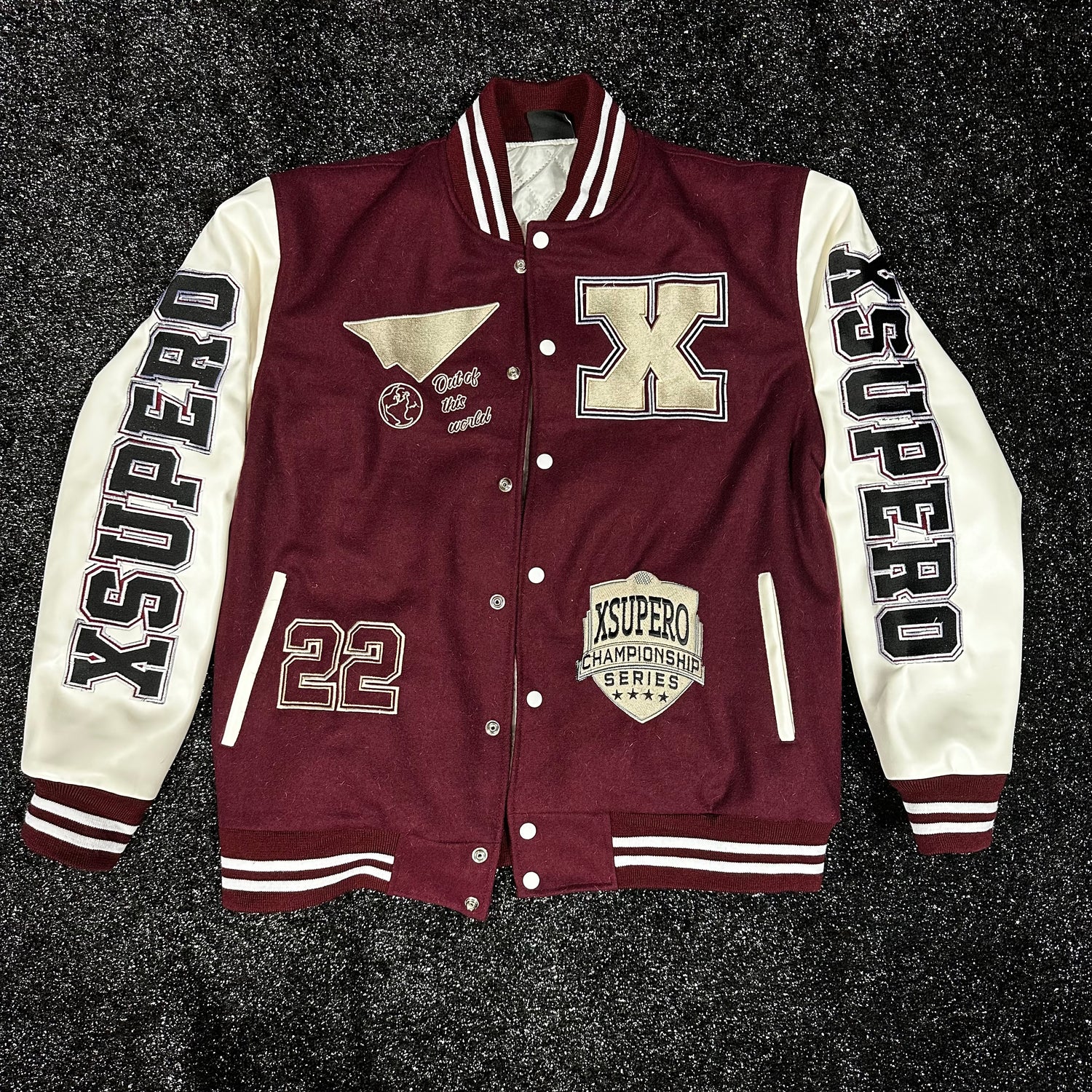 Burgundy Varsity Jacket